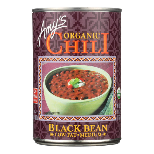 Amy's - Organic Medium Black Bean Chili - Case of 12 - 14.7 Ounce