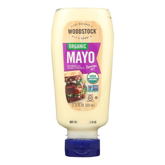 Woodstock Organic Mayo - Case of 12 - 11.25 Ounce