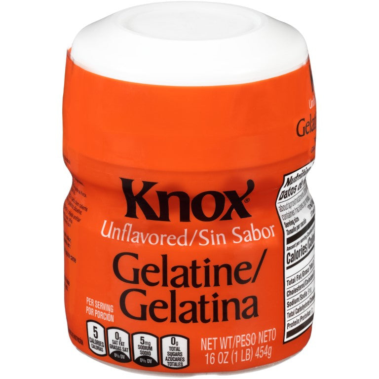 Knox Unflavored Gelatin 12Case pack - 16 Ounce Canisters