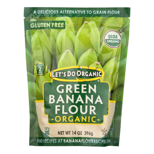 Let's Do Organic Organic Flour - Green Banana - Case of 6 - 14 Ounce