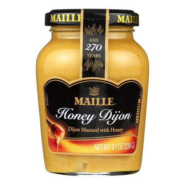 Maille Mustard Dijon with Honey - Case of 6 - 8 Ounce.