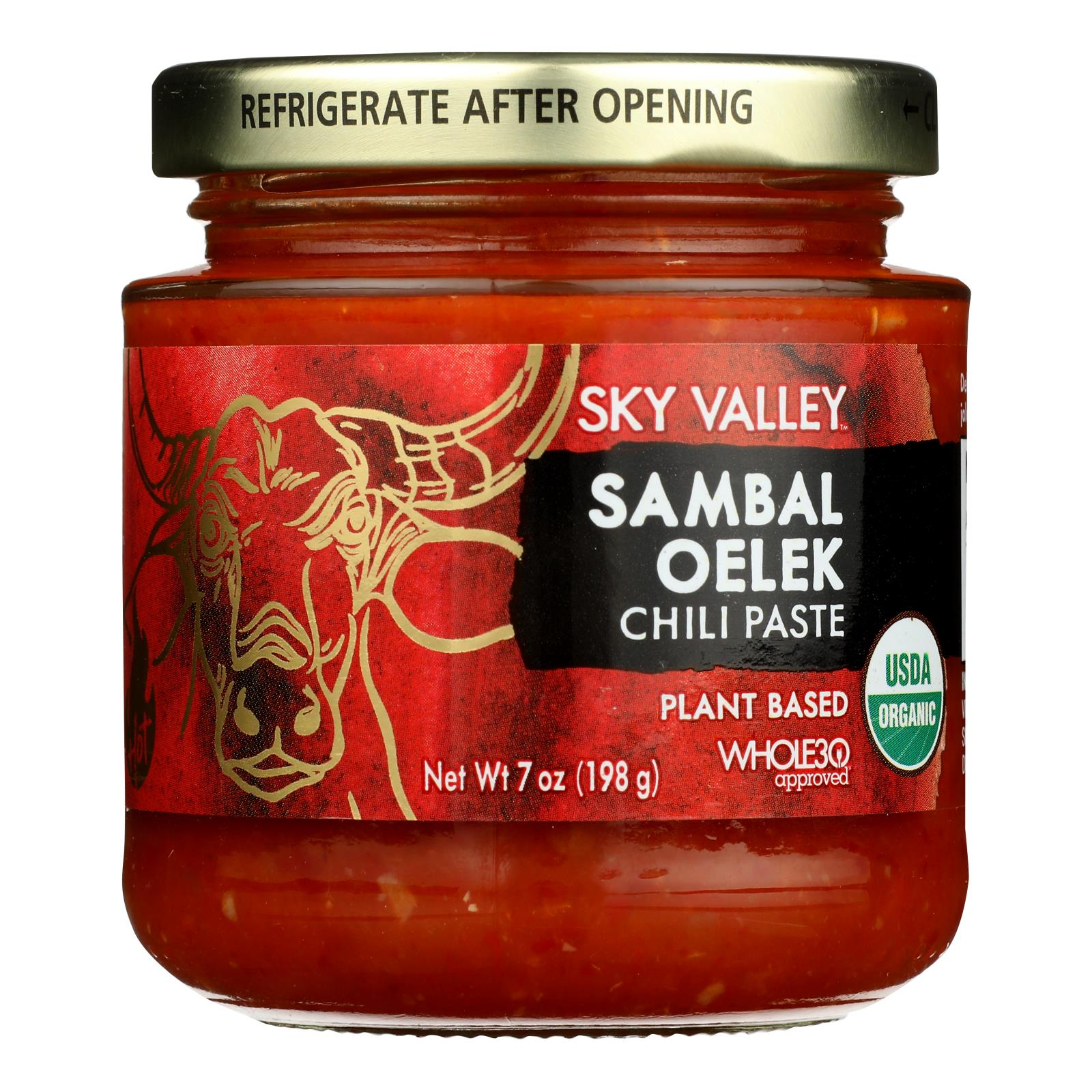Sky Valley - Paste Sambal Oelek - Case of 6-7 Ounce