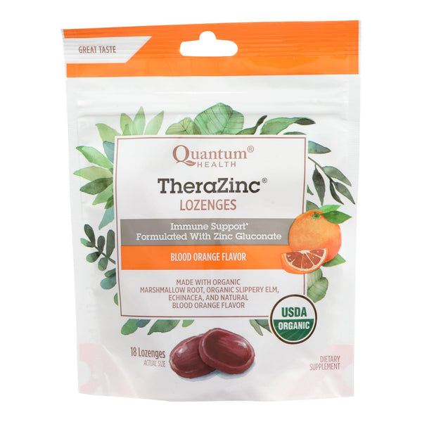 Quantum Research Thera Zinc LOunceenges - Blood Orange - 18 count