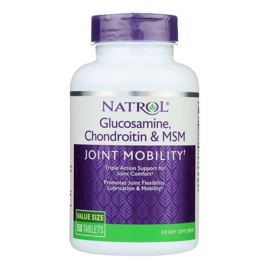 Natrol Glucosamine Chondroitin and MSM - 150 Tablets