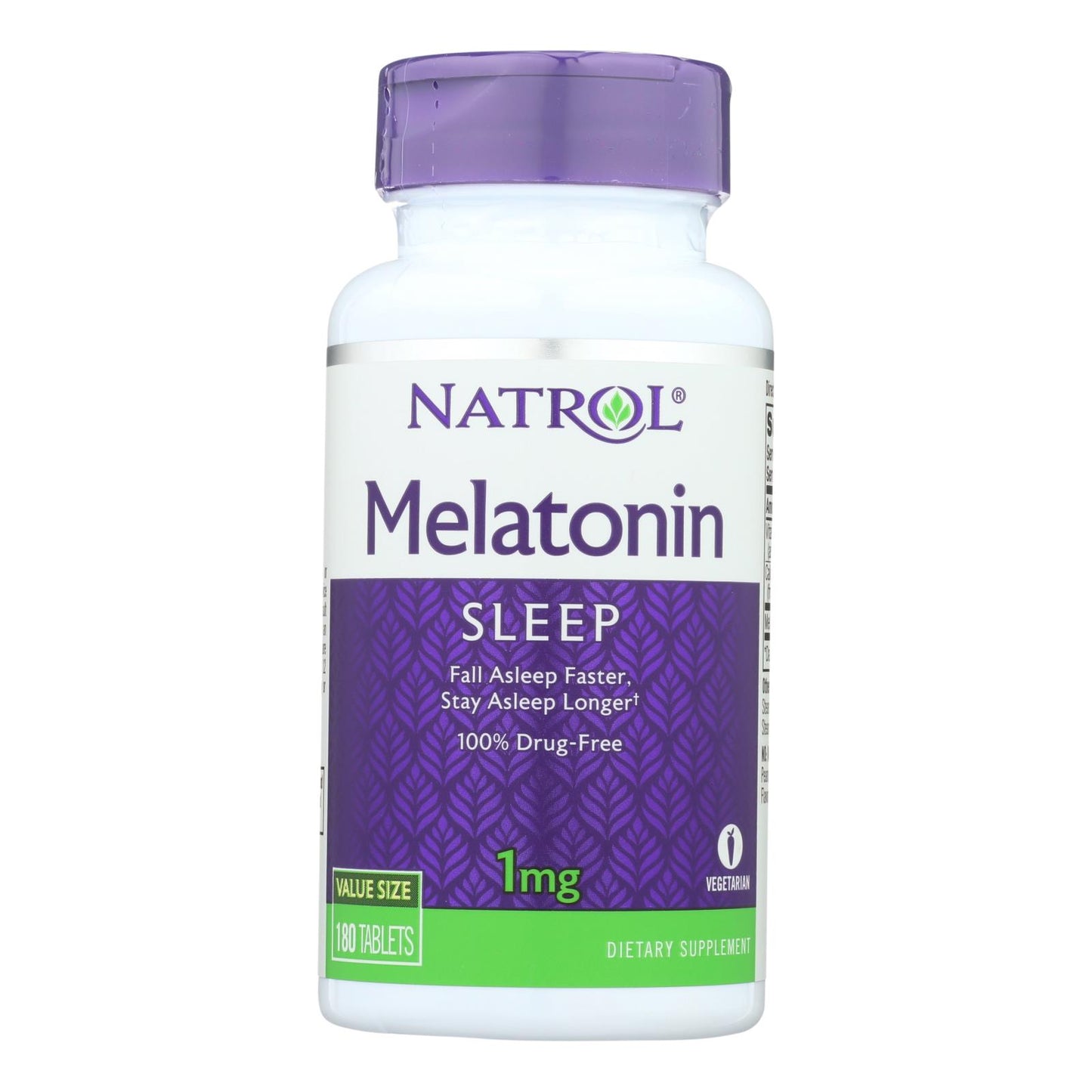 Natrol Melatonin - 1 mg - 180 Tablets