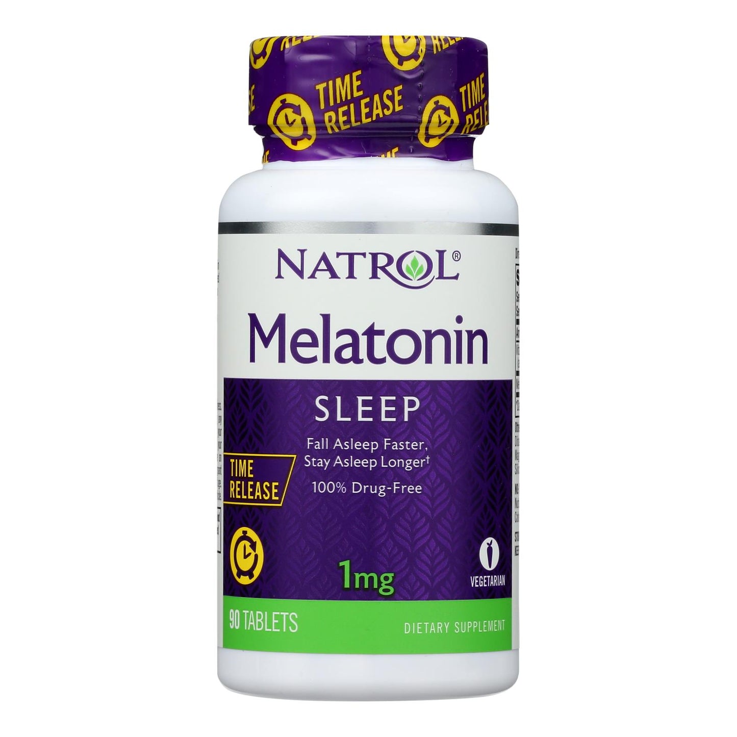 Natrol Melatonin Time Release - 1 mg - 90 Tablets