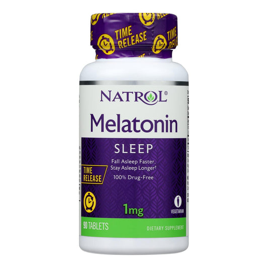 Natrol Melatonin Time Release - 1 mg - 90 Tablets