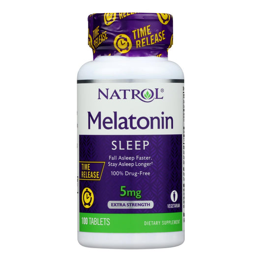 Natrol Melatonin Time Release - 5 mg - 100 Tablets