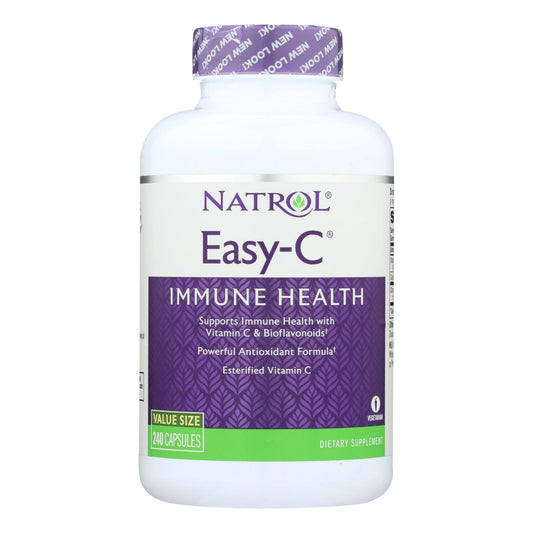 Natrol Easy-C with Bioflavonoids - 500 mg - 240 Vegetarian Capsules