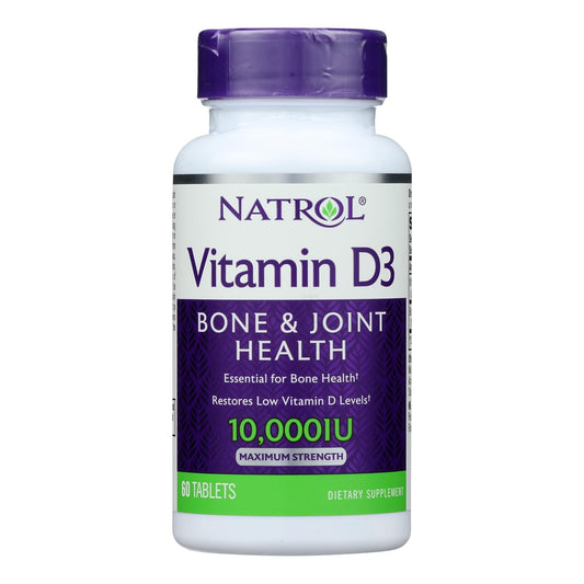 Natrol Vitamin D3 - 10000 IU - 60 Tablets