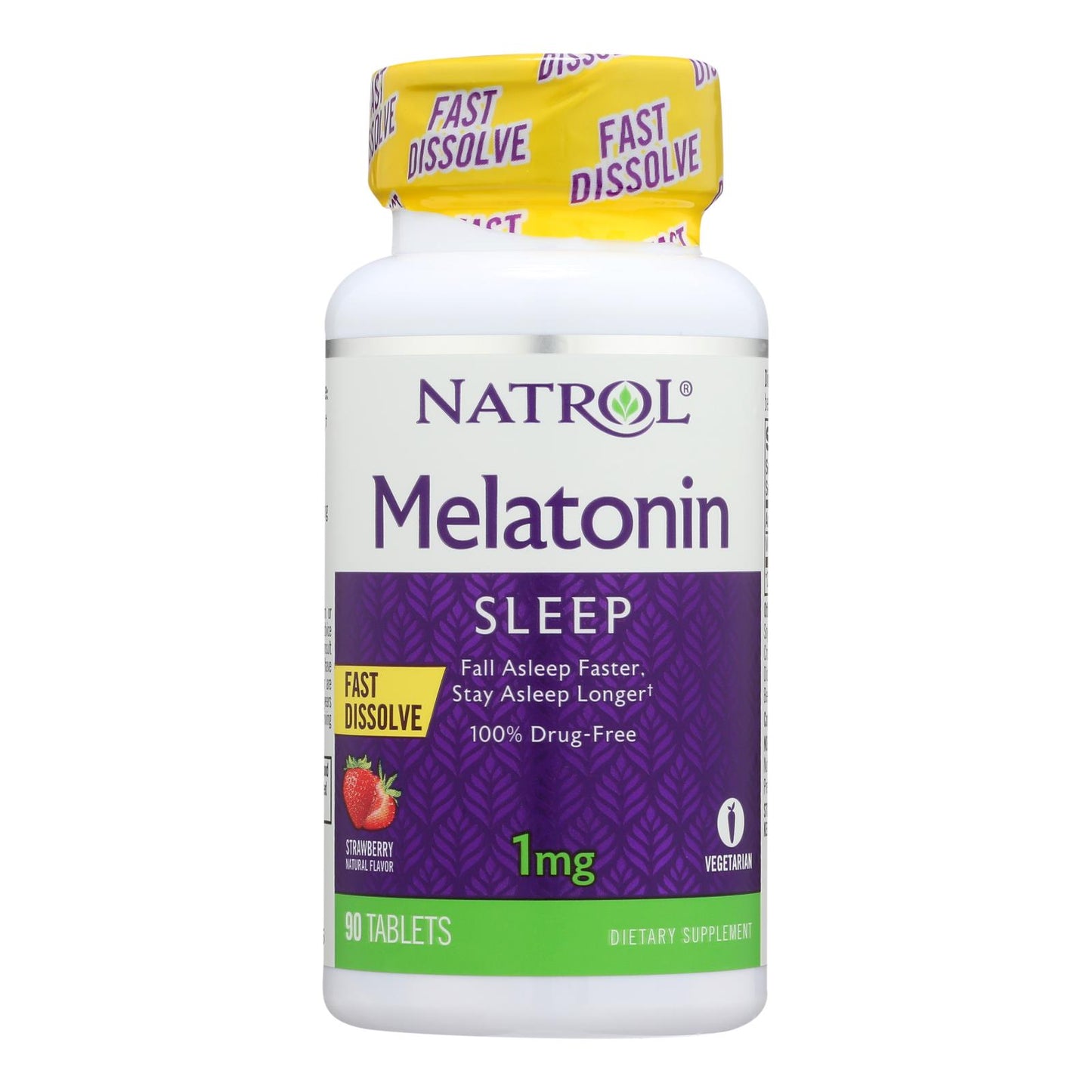 Natrol Fast Dissolving Melatonin - 1 mg - 90 tabs