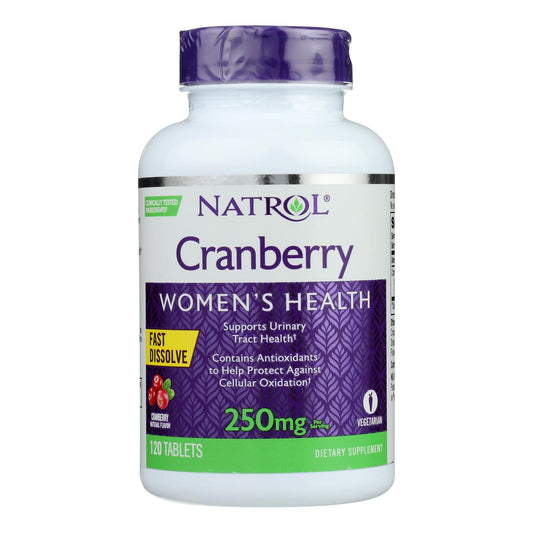 Natrol Cranberry Fast Dissolve - 250 mg - 120 Tablets