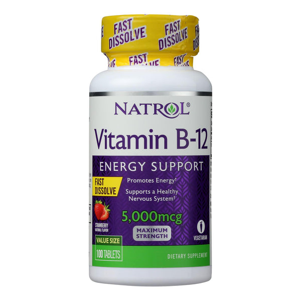 Natrol Fast Dissolving Vitamin B12 - 5000 mcg - 100 tabs