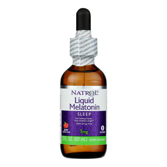 Natrol - Melatonin 1mg Liquid - 2 Fluid Ounce