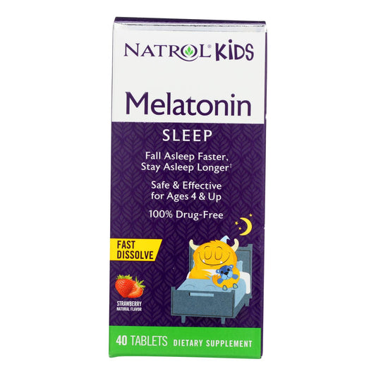 Natrol - Melatn Kids 1mg Fd Straw - 1 Each - 40 Tablets