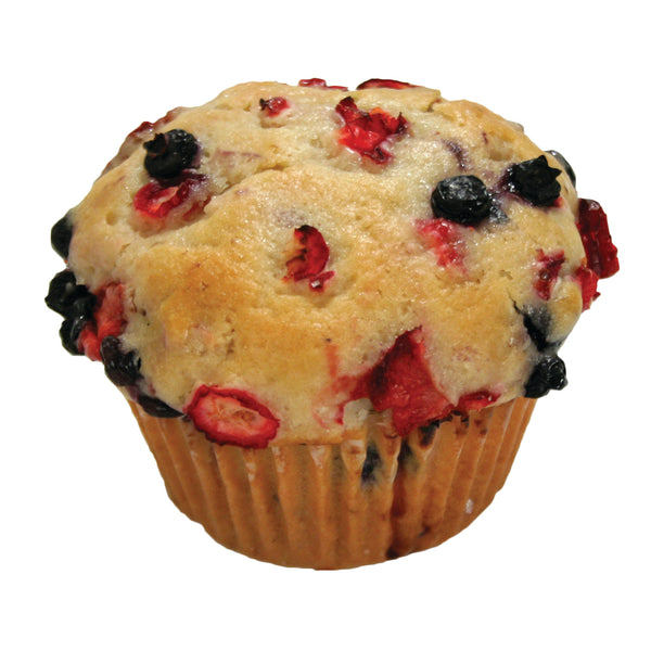 David's Muffin Triple Berry Mountain 6 Ounce Size - 1 Per Case.