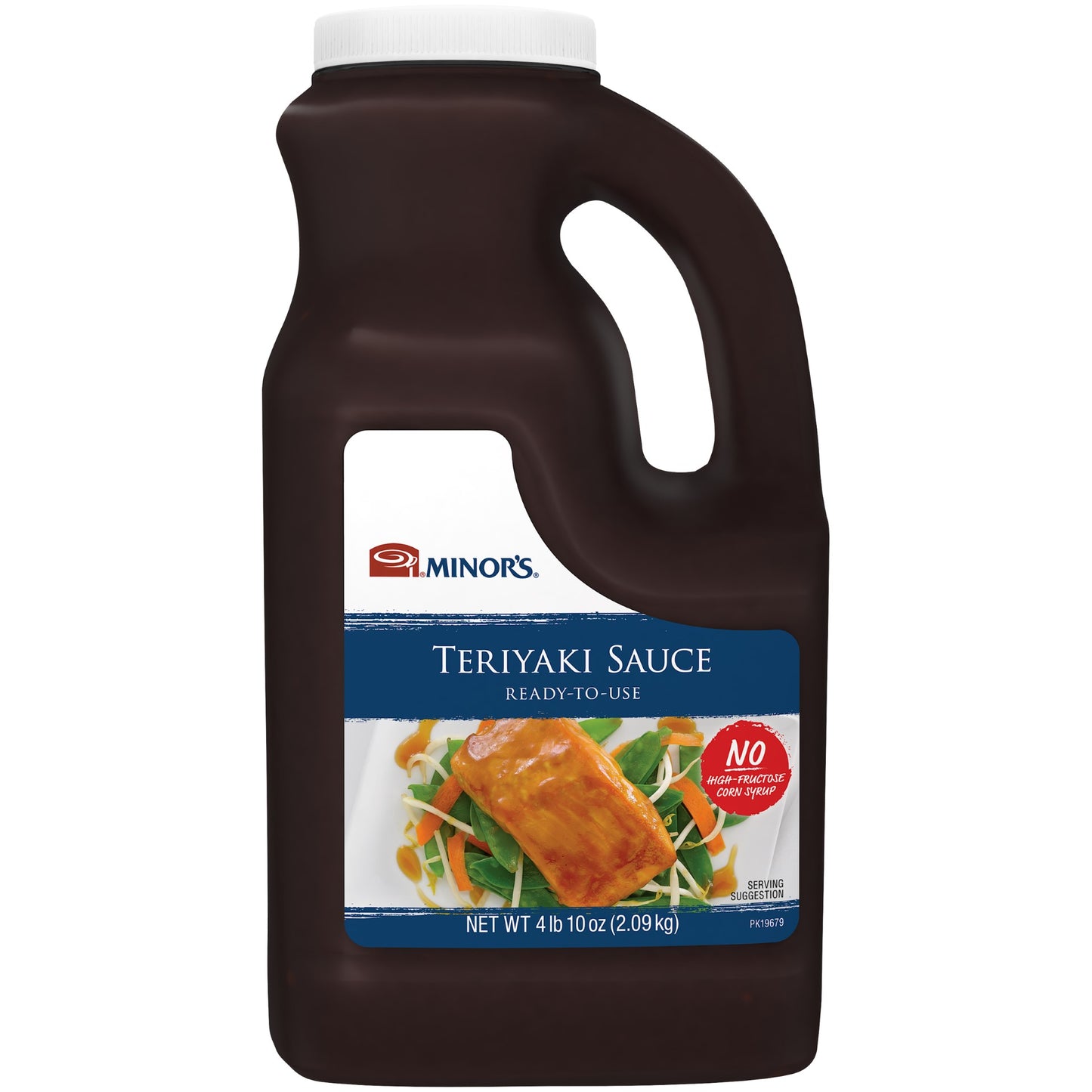 Minor's Teriyaki Sauce Ready-To-Use 0.5 Gallon - 4 Per Case.