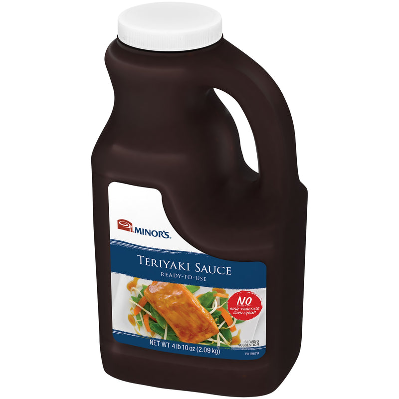 Minor's Teriyaki Sauce Ready-To-Use 0.5 Gallon - 4 Per Case.