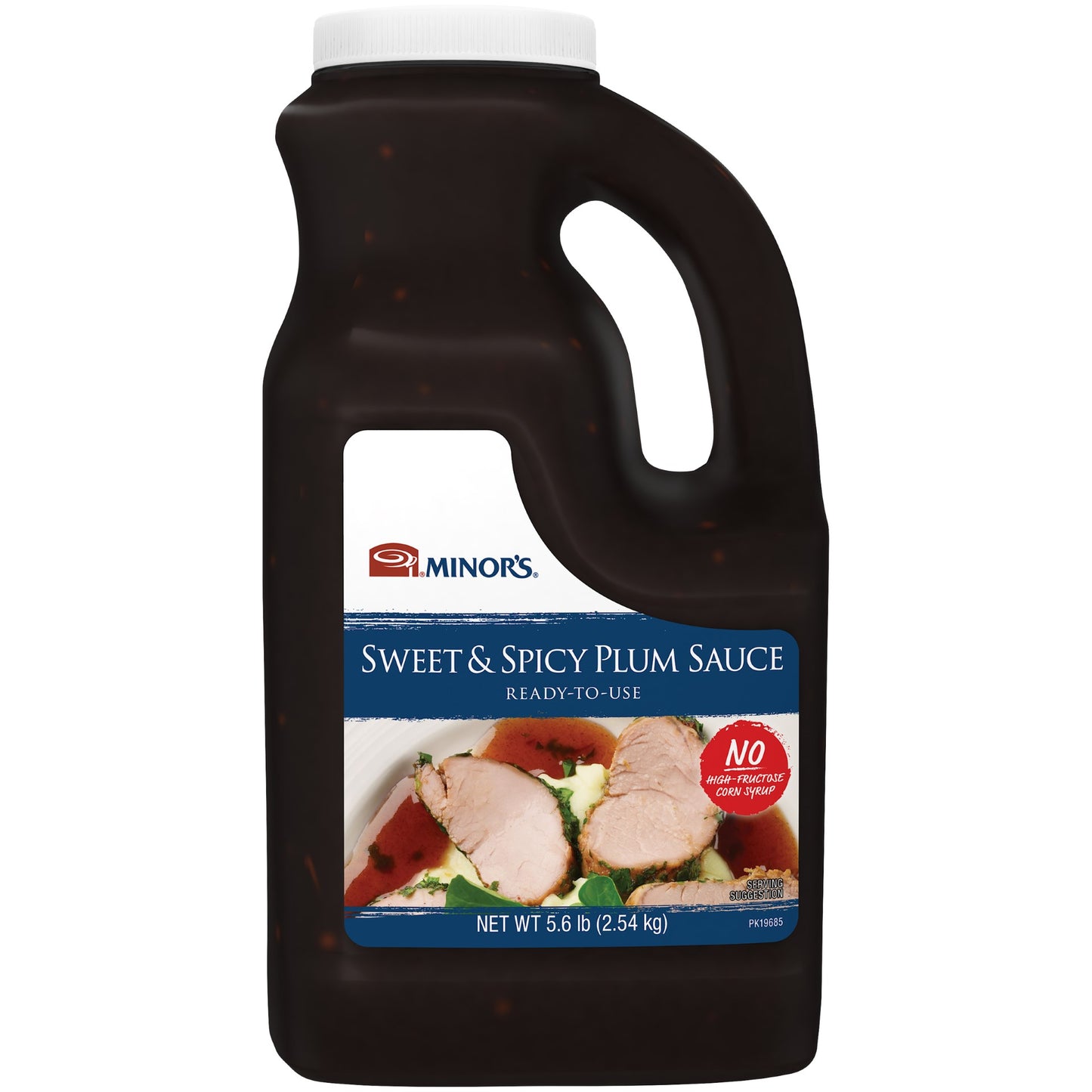 Minor's Sweet And Spicy Plum Sauce Ready-To-Use 0.5 Gallon - 4 Per Case.