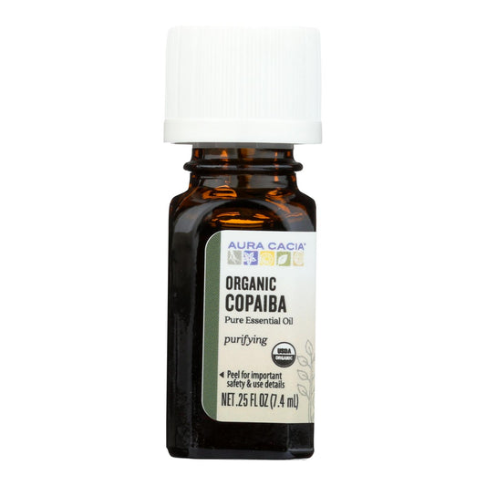 Aura Cacia - Essential Oil - Copaiba - Case of 1 - .25 fl Ounce.