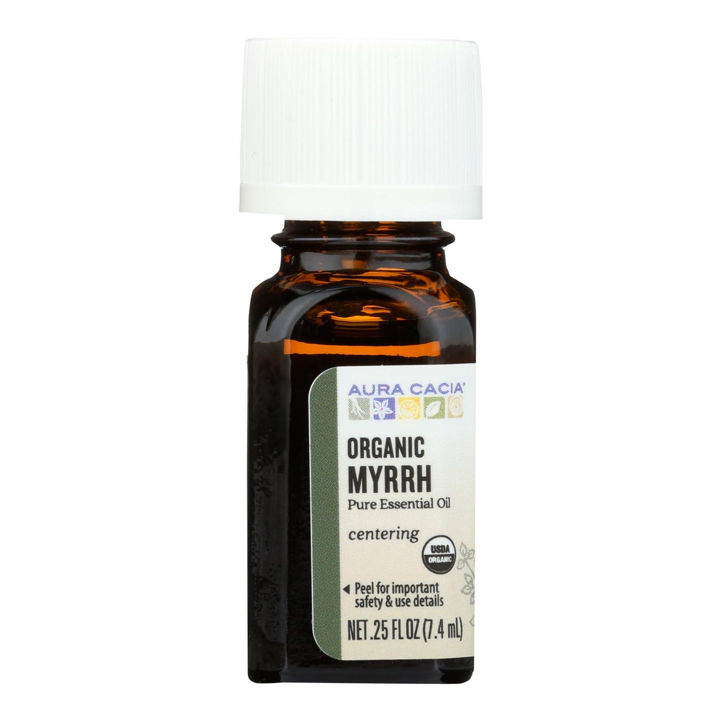 Aura Cacia - Essential Oil - Myrrh - Case of 1 - .25 fl Ounce.