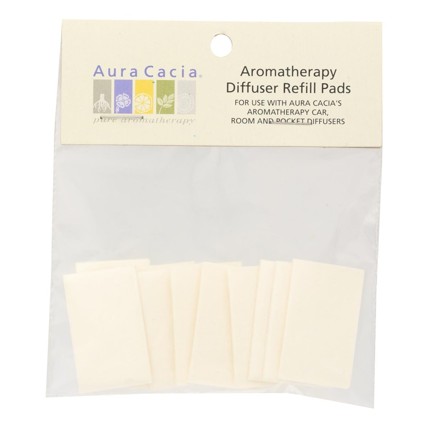 Aura Cacia - Diffuser Car/Room Refill - Case of 6 - 10 Pack