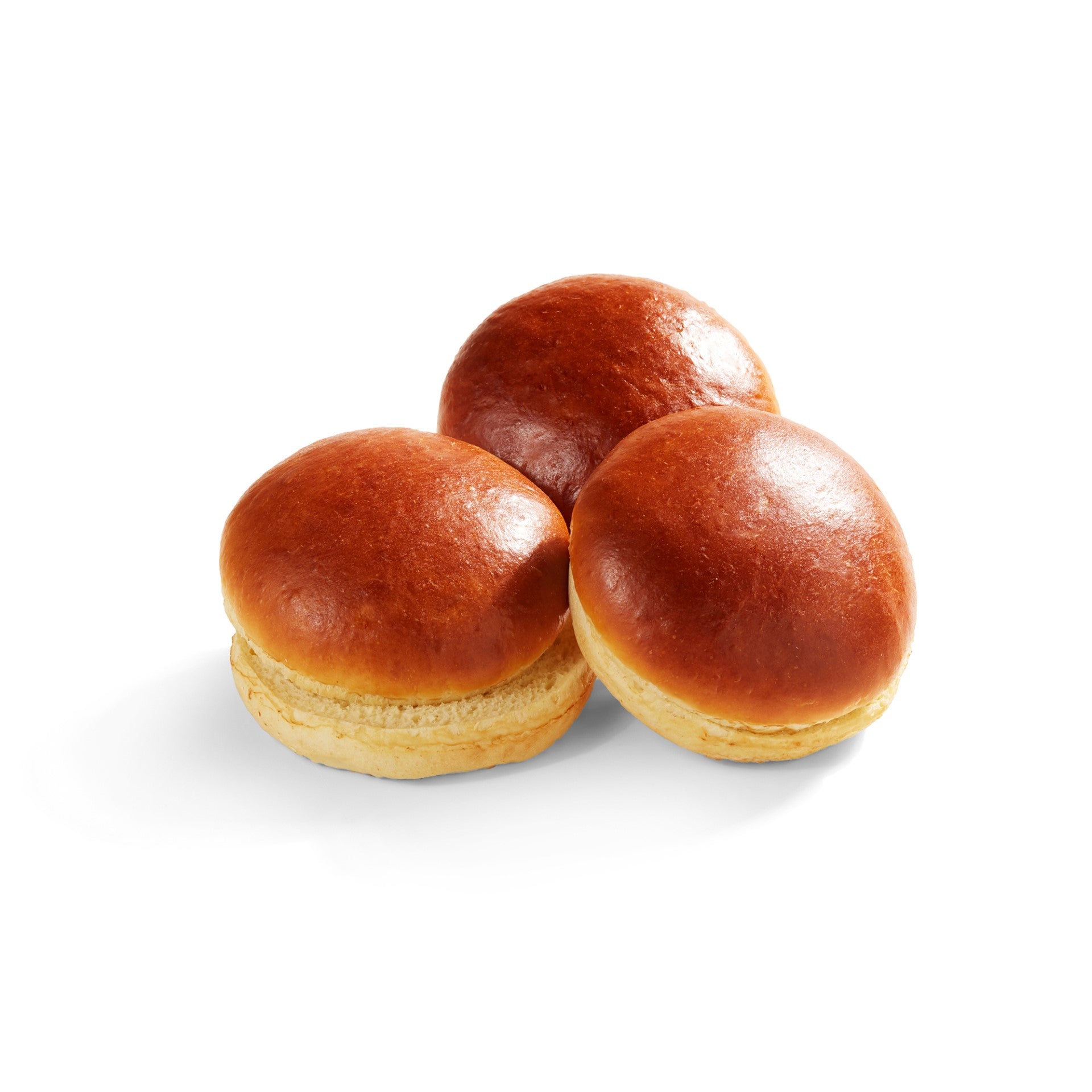 Klosterman 5" Potato Bun With Shine 96 Count Packs - 1 Per Case.