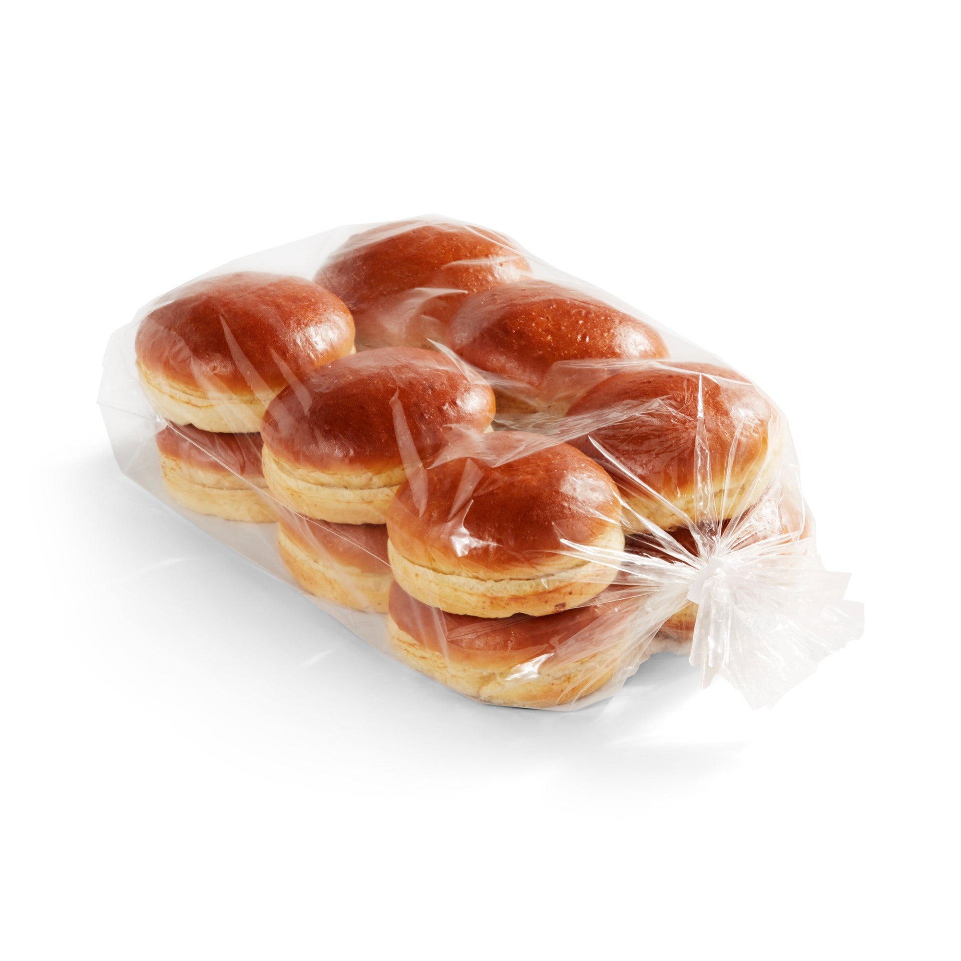 Klosterman 5" Potato Bun With Shine 96 Count Packs - 1 Per Case.