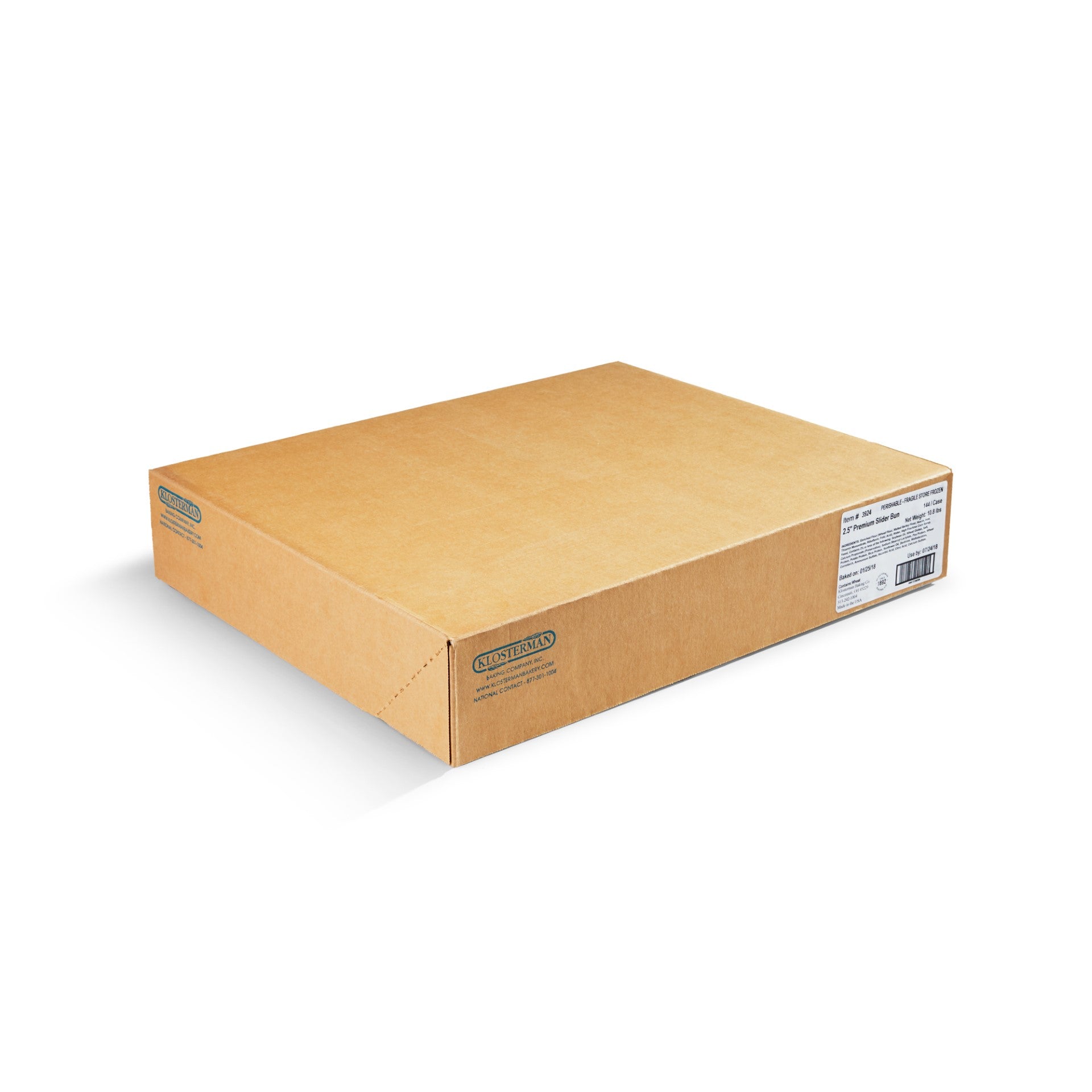 Klosterman Premium Crostini Pre Sliced Bread 2 Pound Each - 6 Per Case.