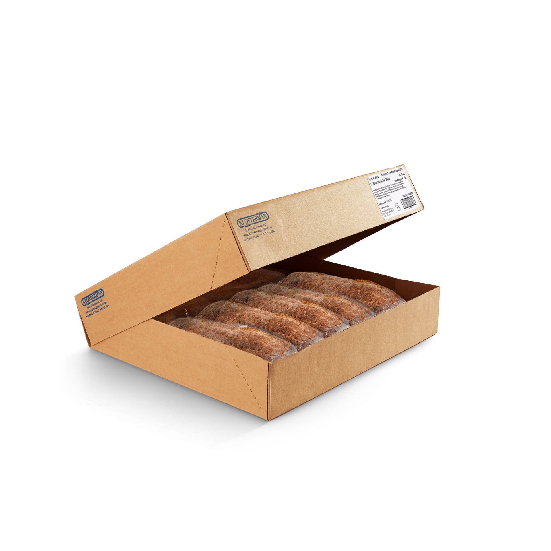 Klosterman Premium Crostini Pre Sliced Bread 2 Pound Each - 6 Per Case.