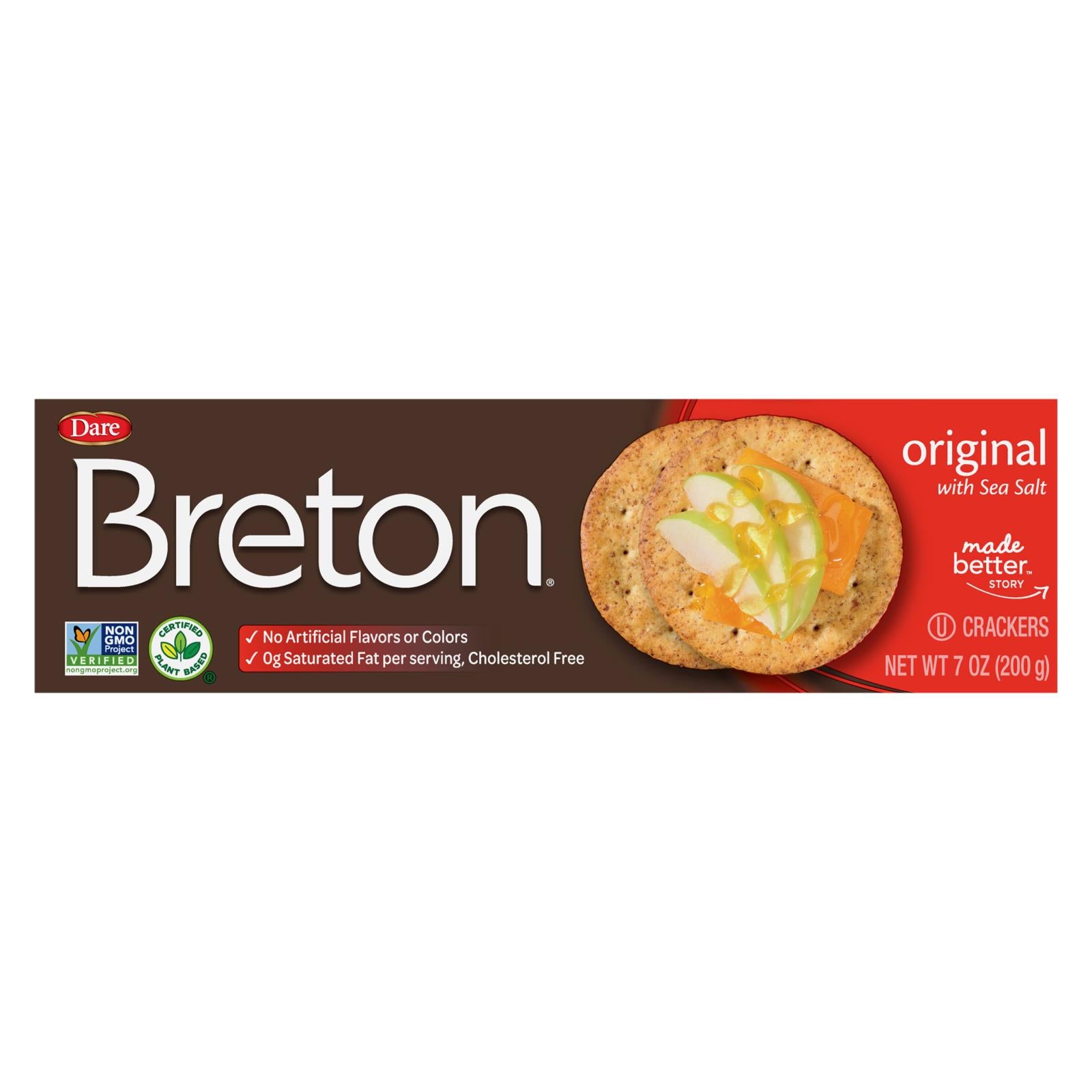 Breton/dare - Crackers Original - Case of 12-7 Ounce