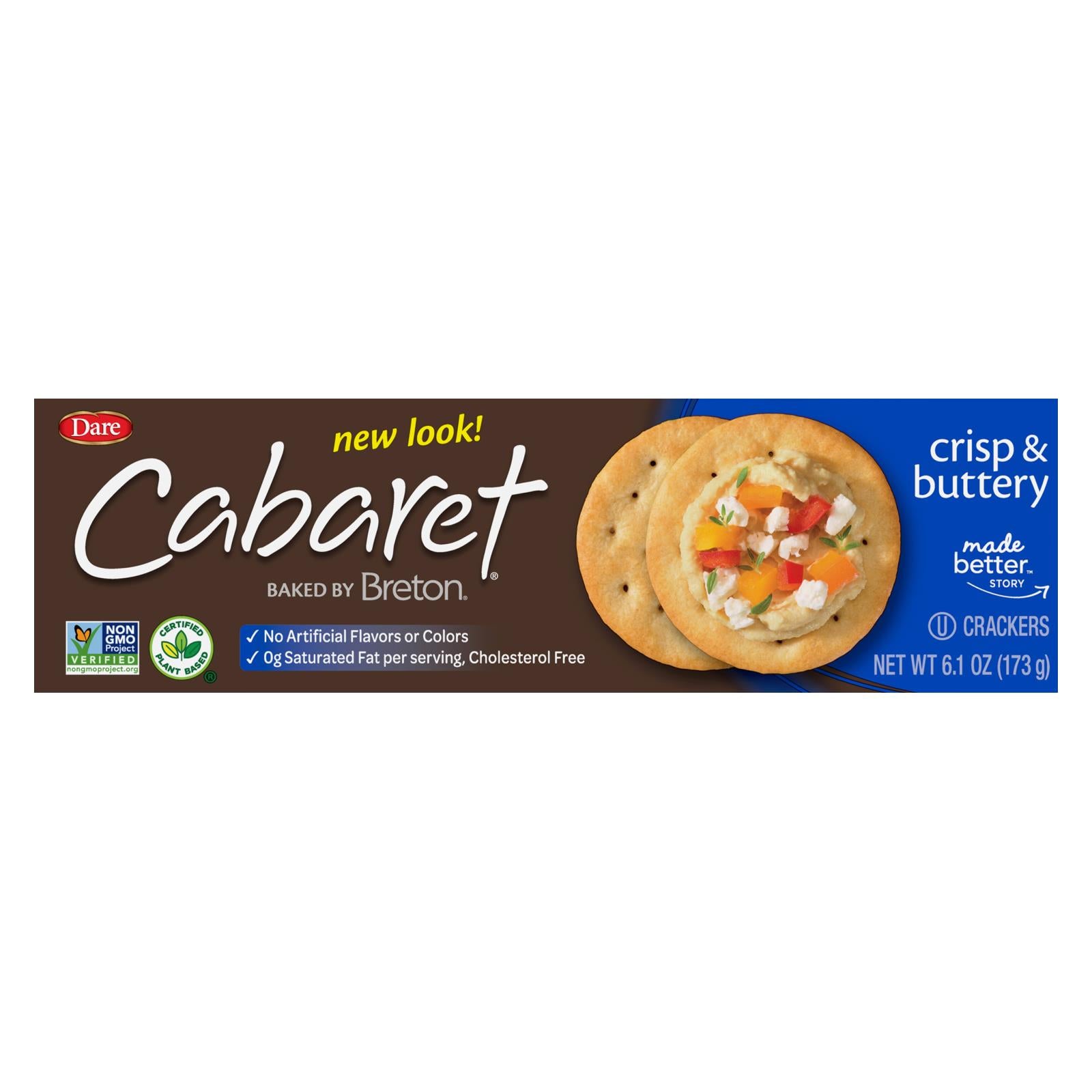 Breton/dare - Crackers Cabaret - Case of 12-6.1 Ounce