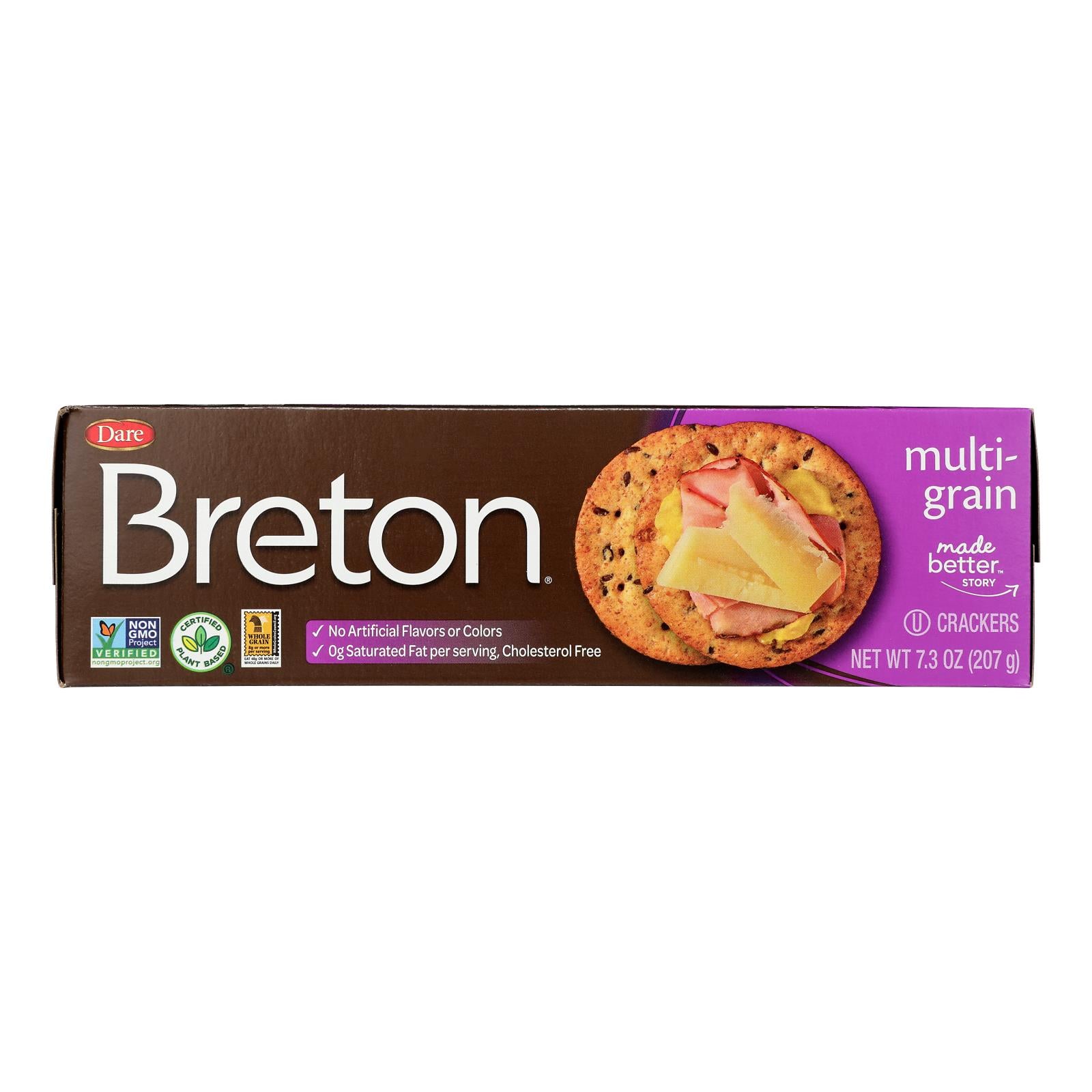 Breton/dare - Crackers Multigrain - Case of 12-7.3 Ounce