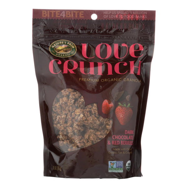 Nature's Path Love Crunch - Ark Chocolate and Red Berries - Case of 6 - 11.5 Ounce.