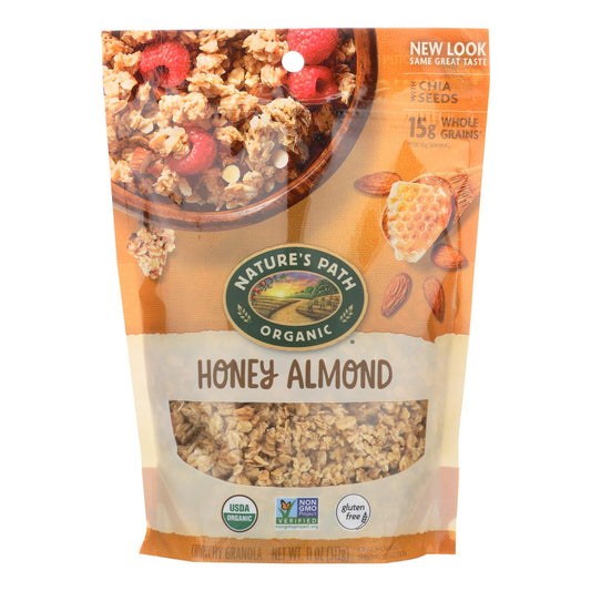 Nature's Path Organic Honey Almond Granola - Case of 8 - 11 Ounce.