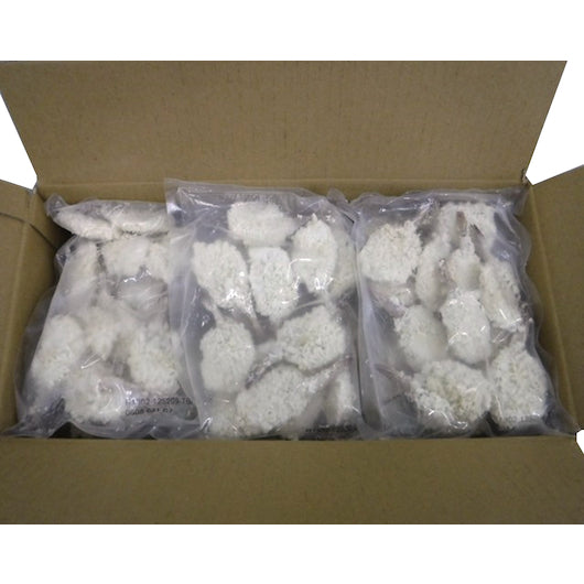 Singleton Seafood Breaded Shrimp Pouch Butterfly 31/35 Per Pound, 6 Ounces - 12 Per Case.