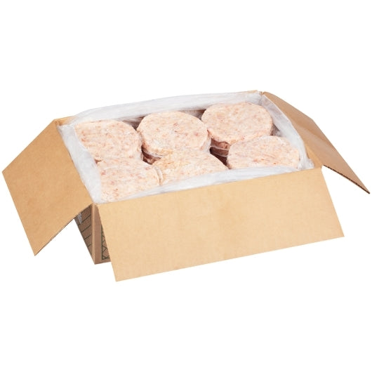 Farmland Formax 58% Lean Silver Medal Sausage Patty 13.5 Pound Each - 1 Per Case.