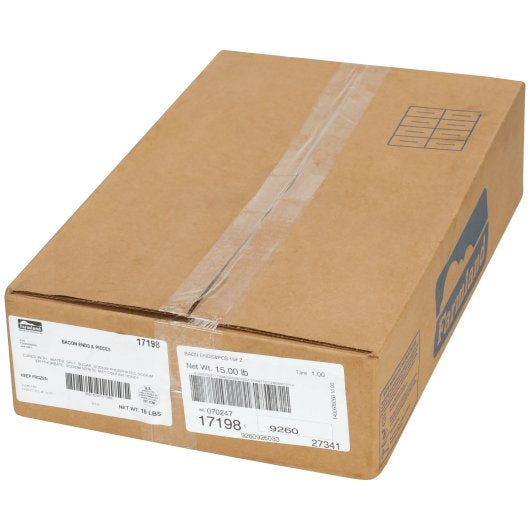 Smithfield Farmland Bacon Ends & Pieces 16.35 Pound Each - 1 Per Case.