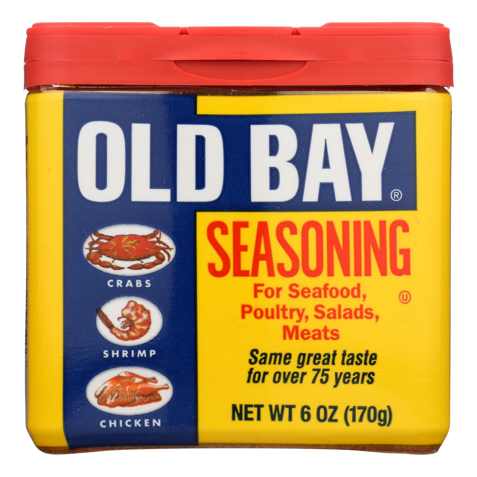 Old Bay - Seasoning - Original - Case of 8 - 6 Ounce