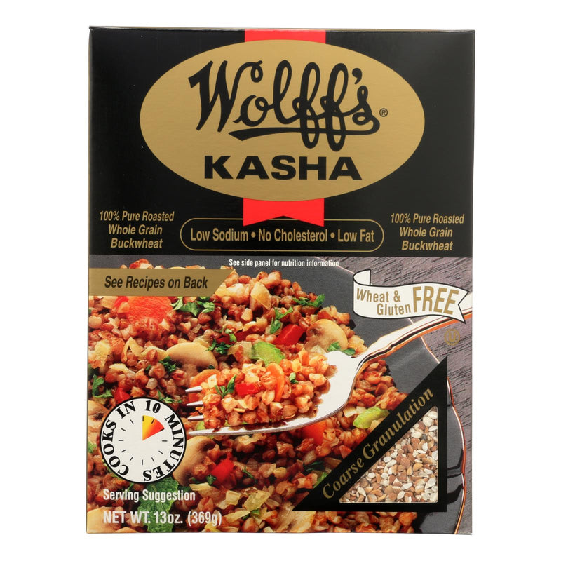 Wolff's Kasha Coarse Granulation - Case of 6 - 13 Ounce.