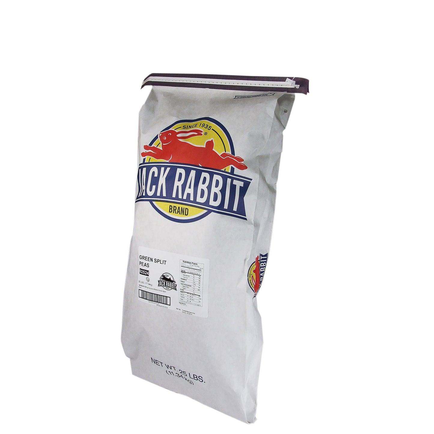 Jack Rabbit Bean Green Split Pea 1-25 Pound Kosher 1-25 Pound