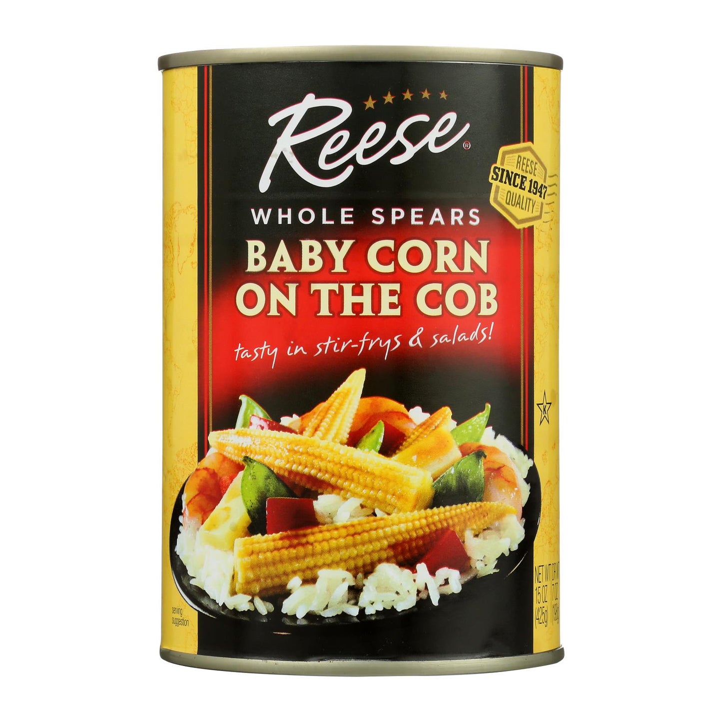 Reese - Baby Corn On The Cob - Case of 12 - 15 Ounce