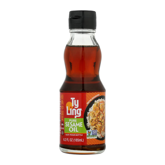 Ty Ling Oil - Sesame - Case of 12 - 6.2 fl Ounce