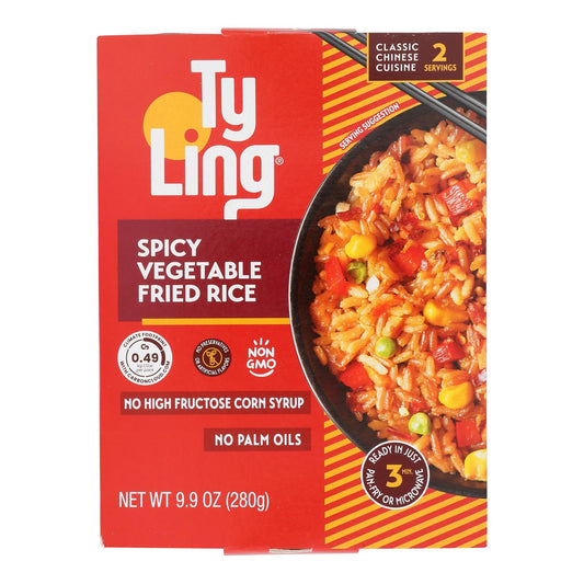 Ty Ling - Rice Fried Spicy Veg - Case of 10-9.9 Ounce