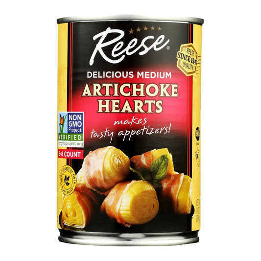 Reese Artichoke Hearts - Delicious Medium - Case of 12 - 14 Ounce.