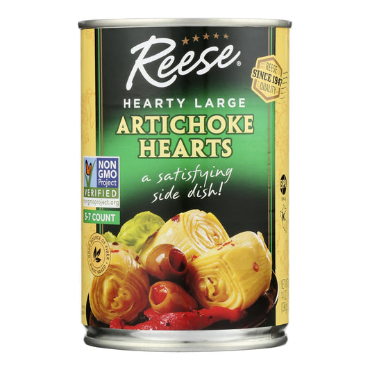 Reese Artichoke Hearts - Hearty Large - Case of 12 - 14 Ounce.