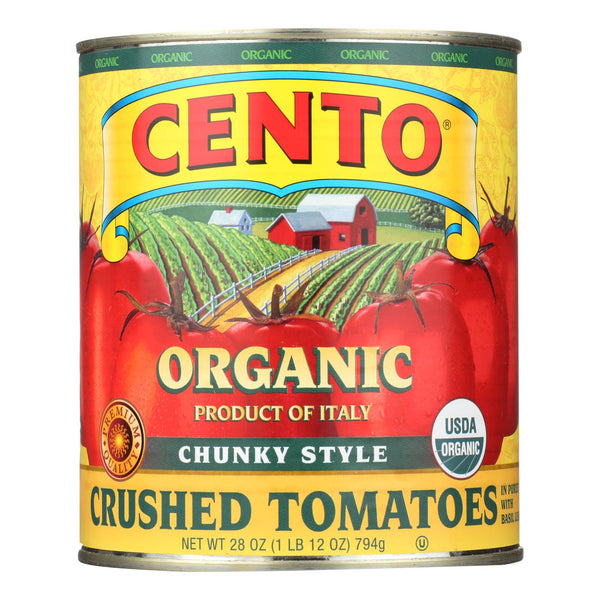 Cento - Chunky Style Crushed Tomatoes - Case of 6 - 28 Ounce.