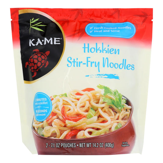 Ka'Me Stir Fry Hokkien Noodles - Case of 6 - 14.2 Ounce.