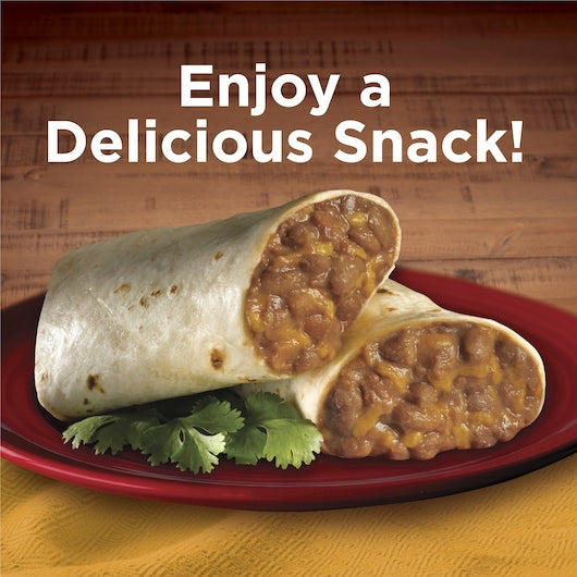 El Monterey Burrito Bean & Cheese 4 Ounce, 2 Pounds - 8 Per Case.