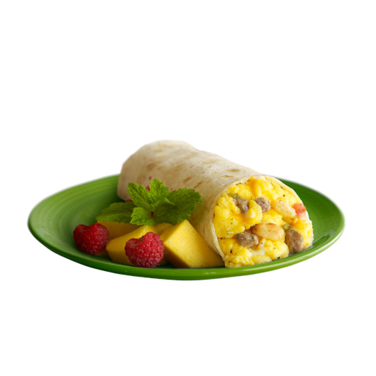 El Monterey Egg Sausage Cheese Potato Burrito, 2.25 Pounds - 6 Per Case
